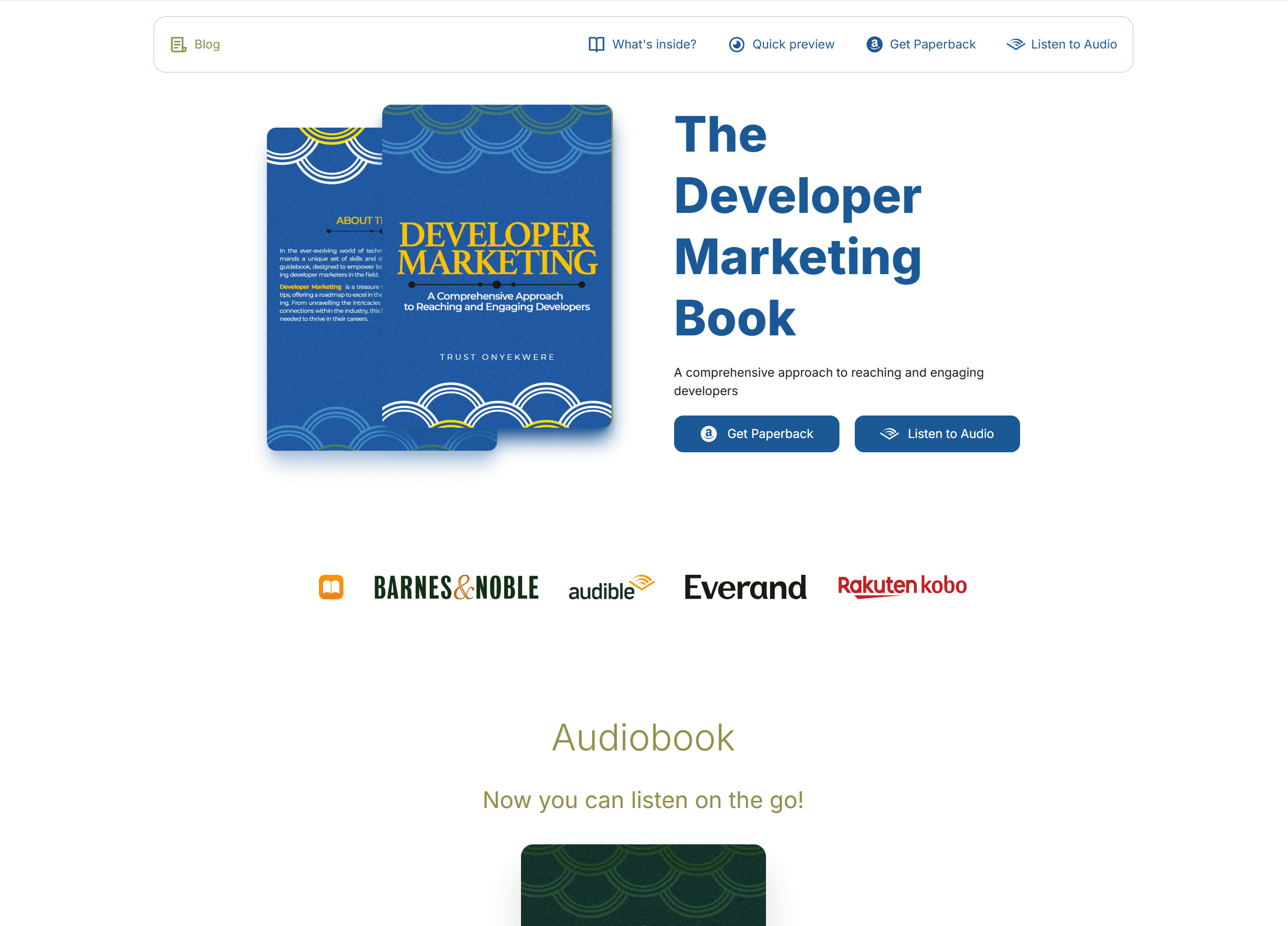 The Developer Marketing Book