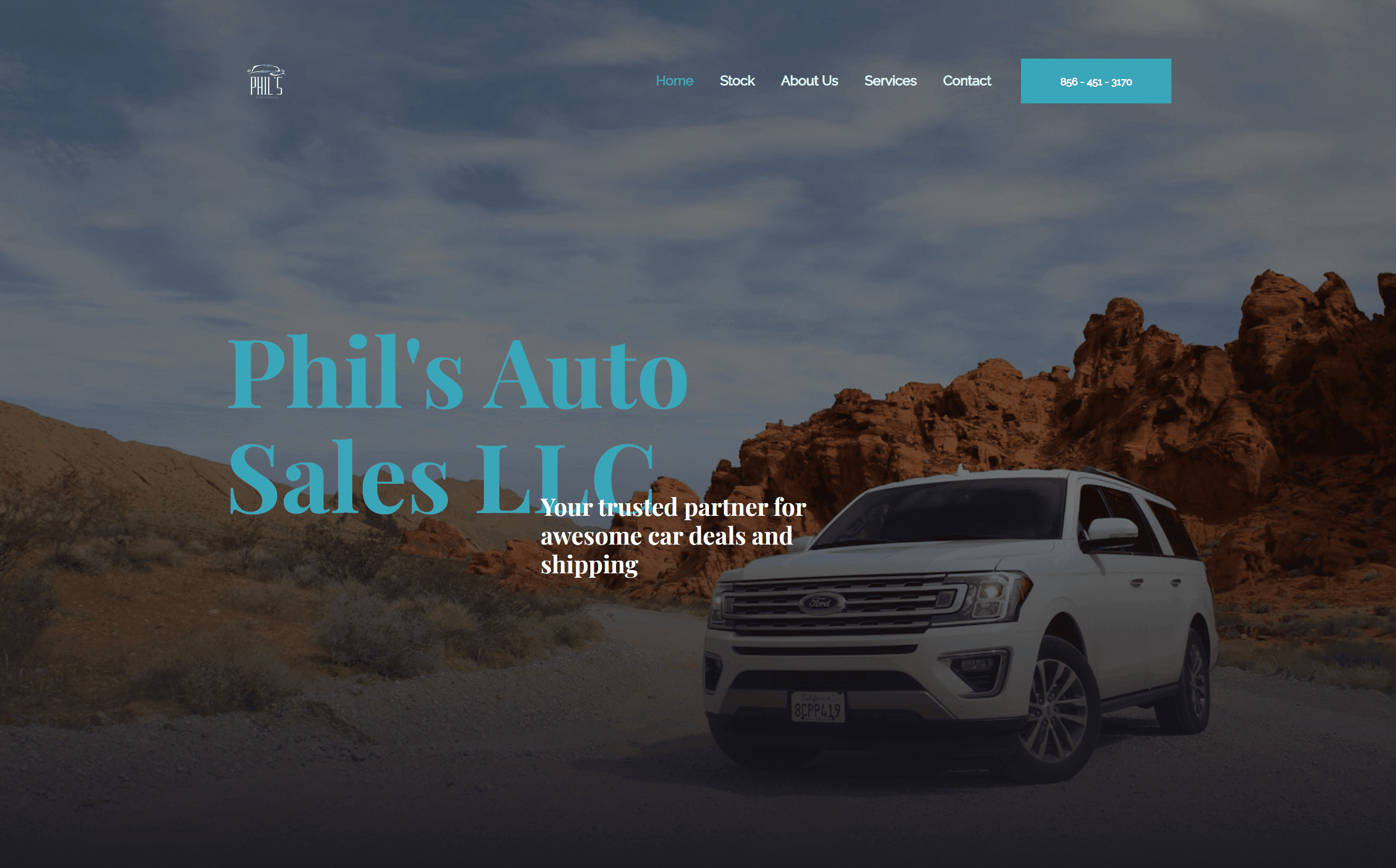 Phil's Auto Sales Website